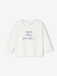 -Camiseta personalizable para bebé de algodón orgánico