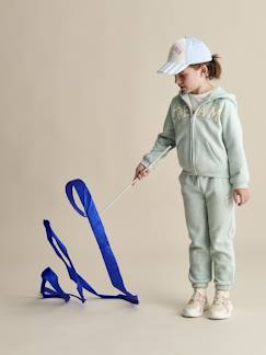 Ecorresponsables-Niña-Pantalones-Pantalón jogging de felpa con cintura «paperbag» para niña
