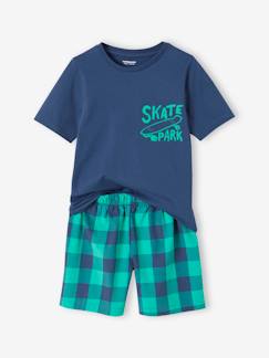 Ecorresponsables-Niño-Pijamas -Pijama con short skate para niño