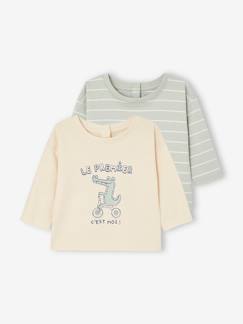Pack de 2 camisetas basics para bebé
