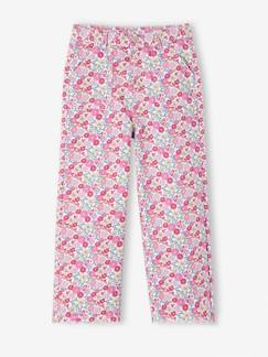 Niña-Pantalones-Pantalón ancho con flores para niña