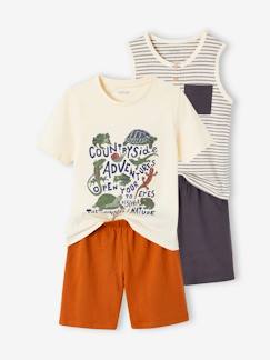 Niño-Pack de 2 pijamas con short para niño
