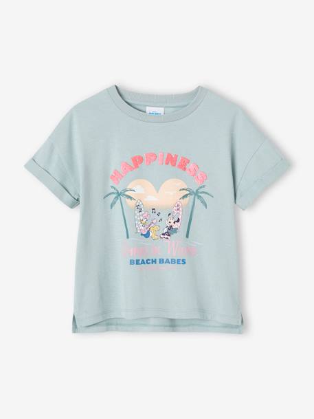 Camiseta Disney Daisy y Minnie® infantil azul grisáceo 