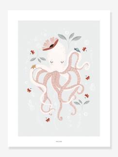 Textil Hogar y Decoración-Decoración-Cuadros, pósters y paneles-Cartel Lady Octopus LILIPINSO
