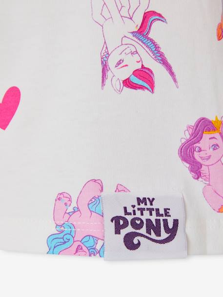 Pijama My little Pony® con short blanco estampado 
