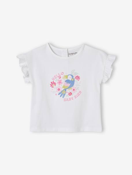 Bebé-Camiseta Tucán con mangas con volantes para bebé