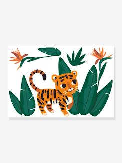 Textil Hogar y Decoración-Decoración-Papel pintado, pegatinas-Pegatinas Jungle y Tigre LILIPINSO