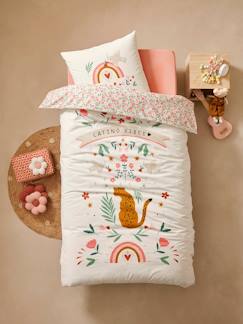 Textil Hogar y Decoración-Conjunto de funda nórdica + funda de almohada infantil con algodón reciclado LATINO VIBES