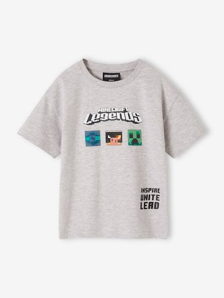 Camiseta Minecraft® Legends gris jaspeado 