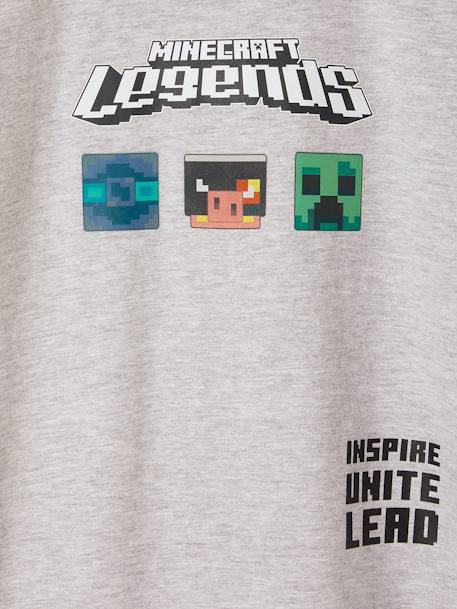 Camiseta Minecraft® Legends gris jaspeado 