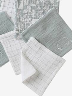 Textil Hogar y Decoración-Ropa de baño-Toallas de baño-Pack de 6 toallitas lavables