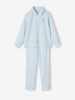 Niña-Pijamas-Pijama camisero con estampado de lunares brillantes para niña