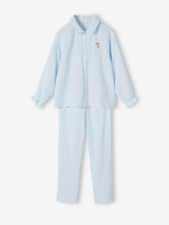 -Pijama camisero con estampado de lunares brillantes para niña