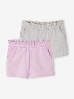 Niña-Shorts y bermudas-Pack de 2 shorts para niña