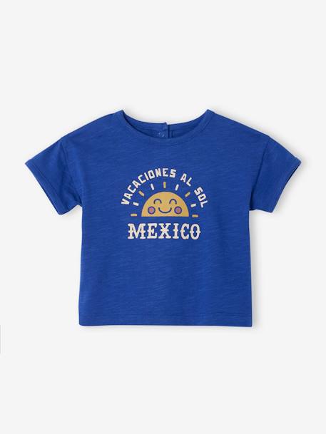 Ecorresponsables-Bebé-Camiseta de manga corta sol para bebé
