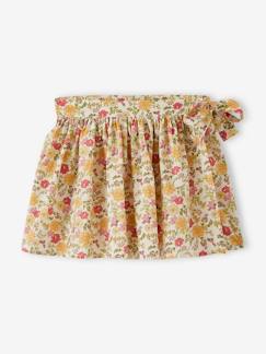 Faldas-Niña-Shorts y bermudas-Falda-short estampada para niña
