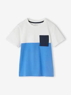 camisetas-Niño-Camisetas y polos-Camiseta colorblock de manga corta, para niño