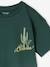 Camiseta con motivo cactus aplicado para niño verde pino 