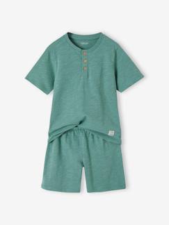 Pijama con short personalizable niño