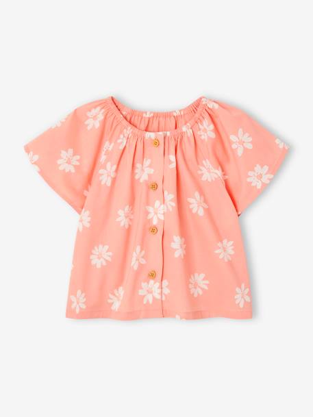 Bebé-Blusas, camisas-Blusa de flores para bebé