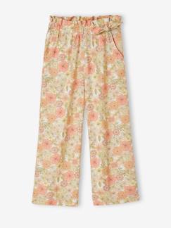 Niña-Pantalones-Pantalón con estampado de flores