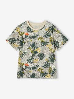camisetas-Niño-Camisetas y polos-Camisetas-Camiseta estampado gráfico vacaciones niño