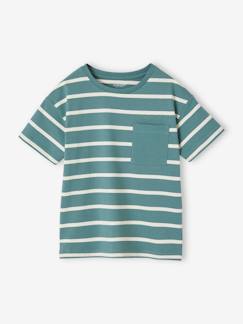 Niño-Camisetas y polos-Camiseta a rayas personalizable para niño