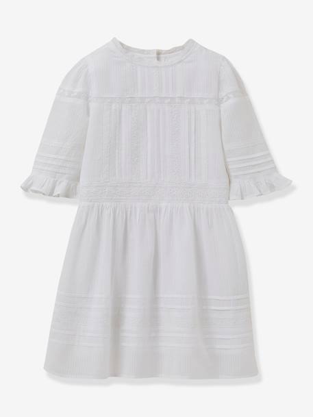 Vestido Lisy para niña - Colección Fiesta y Boda CYRILLUS blanco 