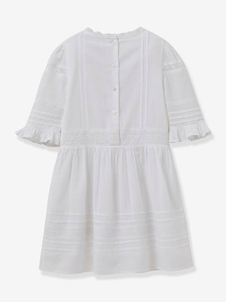 Vestido Lisy para niña - Colección Fiesta y Boda CYRILLUS blanco 