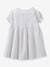 Vestido bordado para bebé - Colección Fiesta y Boda CYRILLUS blanco 