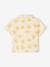Camisa de gasa de algodón de manga corta para bebé crudo 