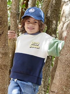 Niño-Sudadera con capucha colorblock, niño