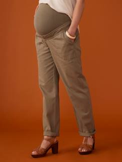 Ropa Premamá-Pantalones embarazo-Pantalón tobillero estilo cargo para embarazo ENVIE DE FRAISE