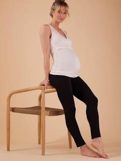Ecorresponsables-Ropa Premamá-Leggings y panties embarazo-Leggings largos para embarazo de algodón orgánico ENVIE DE FRAISE