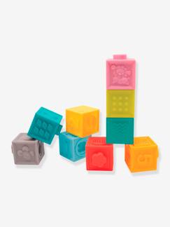 Juguetes- Primera edad- Primeras manipulaciones-Set de 9 cubos encajables - LUDI