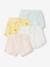 Pack de 4 shorts de felpa para bebé rosa rosa pálido 