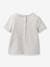 Camiseta bebé de tejido Liberty de algodón orgánico CYRILLUS crudo 