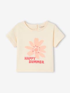 -Camiseta "Happy summer" de manga corta para bebé