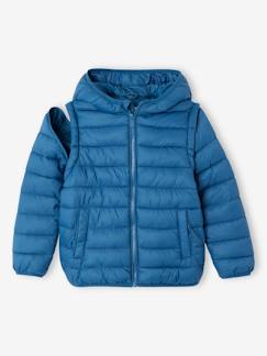 Materiales Reciclados-Niño-Abrigos y chaquetas-Chaqueta acolchada con mangas desmontables para niño