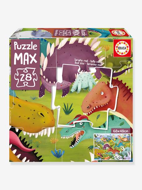Puzzle Max 28 piezas Dinosaurios - EDUCA multicolor 