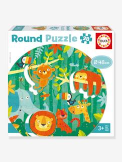 Juguetes-Puzzle redondo 28 piezas La jungla - EDUCA