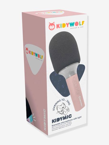 Micrófono karaoke Kidymic - KIDYWOLF azul+rosa 
