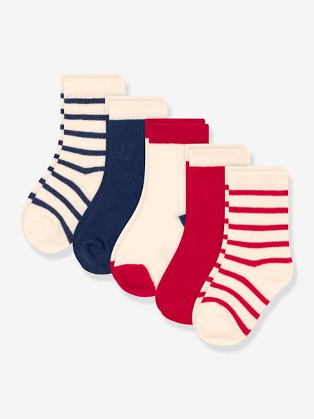 Pack de 5 pares de calcetines infantiles PETIT BATEAU multicolor 