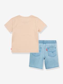 -Conjunto camiseta + short LVB Solid Full Zip Hoodie Levi's® para bebé