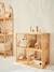 Mueble de almacenaje con 4 casilleros de ratán Sol madera 