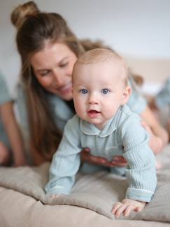 Pijama de gasa de algodón para bebé colección Team Familia personalizable