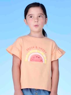 Niña-Camisetas-Camiseta con motivo con lentejuelas para niña