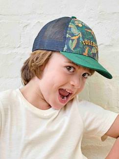 Niño-Accesorios-Sombreros, gorras-Gorra estampado jungla para niño