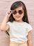Gafas de sol con forma de corazones para niña avellana+rosa 