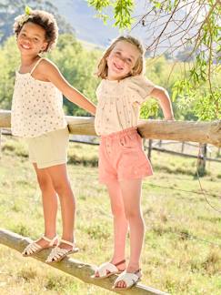 Niña-Shorts y bermudas-Short de color fácil de vestir para niña